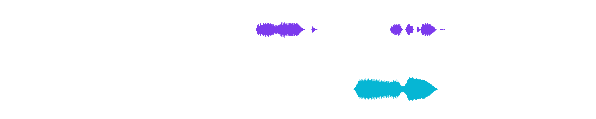Waveform — semantic_vad cancelling on the same backchannel