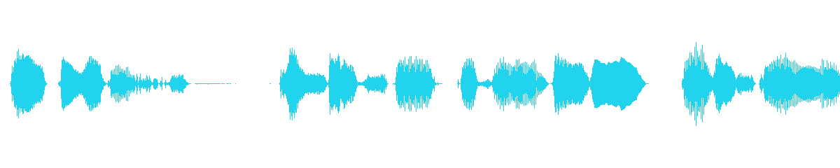 Waveform of a synthesized utterance